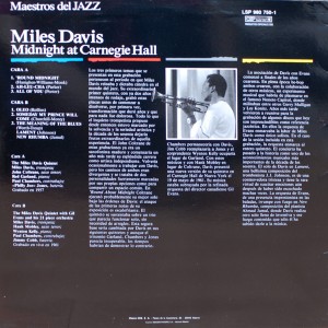 MILES DAVIS:MIDNIGHT AT CARNEGIE HALL