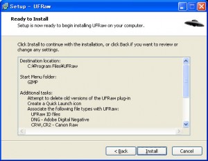 UFRaw バージョンアップ